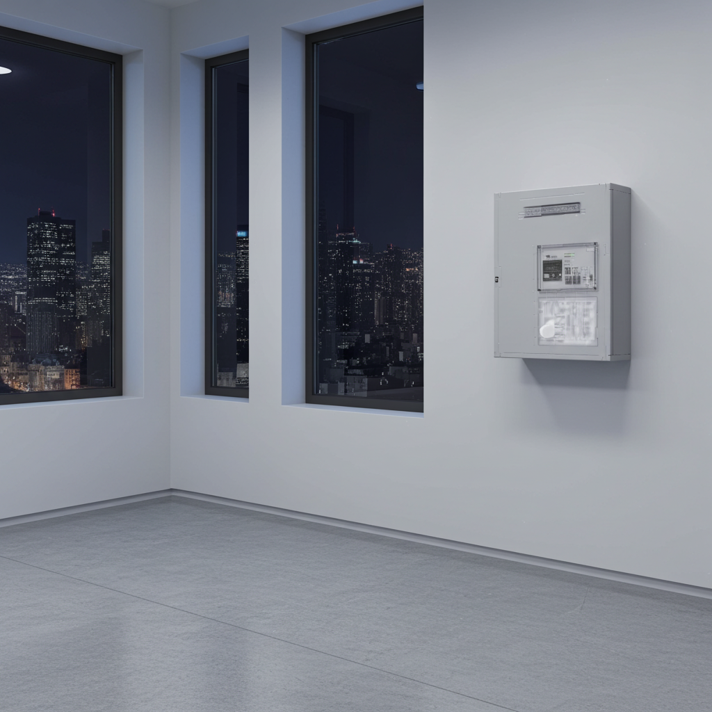 荏原ﾎﾟﾝﾌﾟ用制御盤0.4kw  EPC1B型単独運転用漏電遮断器付（L型）単相100V