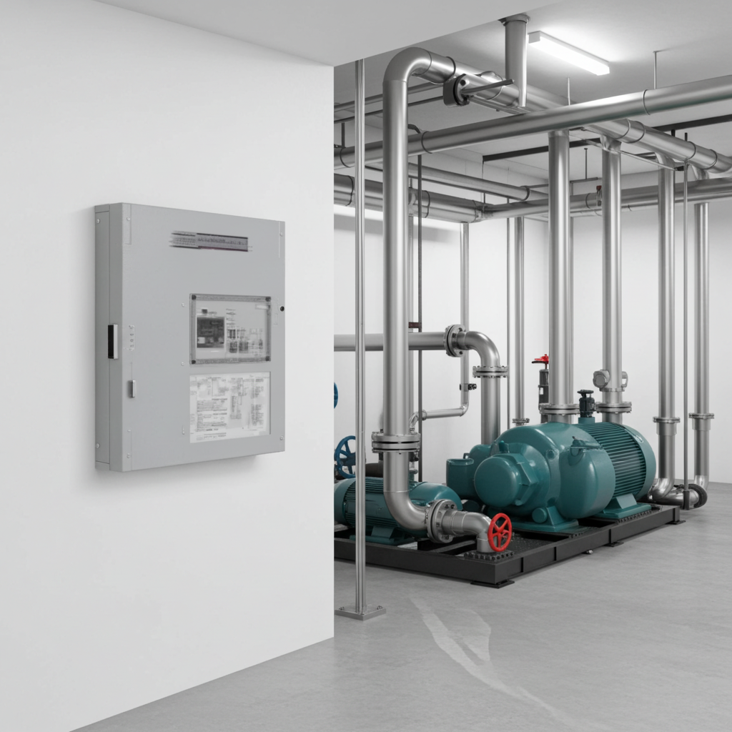 荏原ﾎﾟﾝﾌﾟ用制御盤0.25kwEPC1B型単独運転用漏電遮断器・進相ｺﾝﾃﾞﾝｻ付（LY型）単相100V