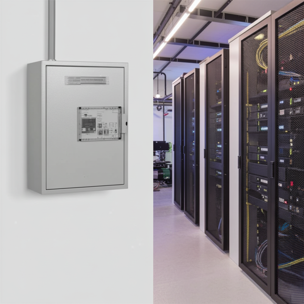 荏原ﾎﾟﾝﾌﾟ用制御盤0.75kwEPC1B型単独運転用漏電遮断器・進相ｺﾝﾃﾞﾝｻ付（LY型）三相200V直入