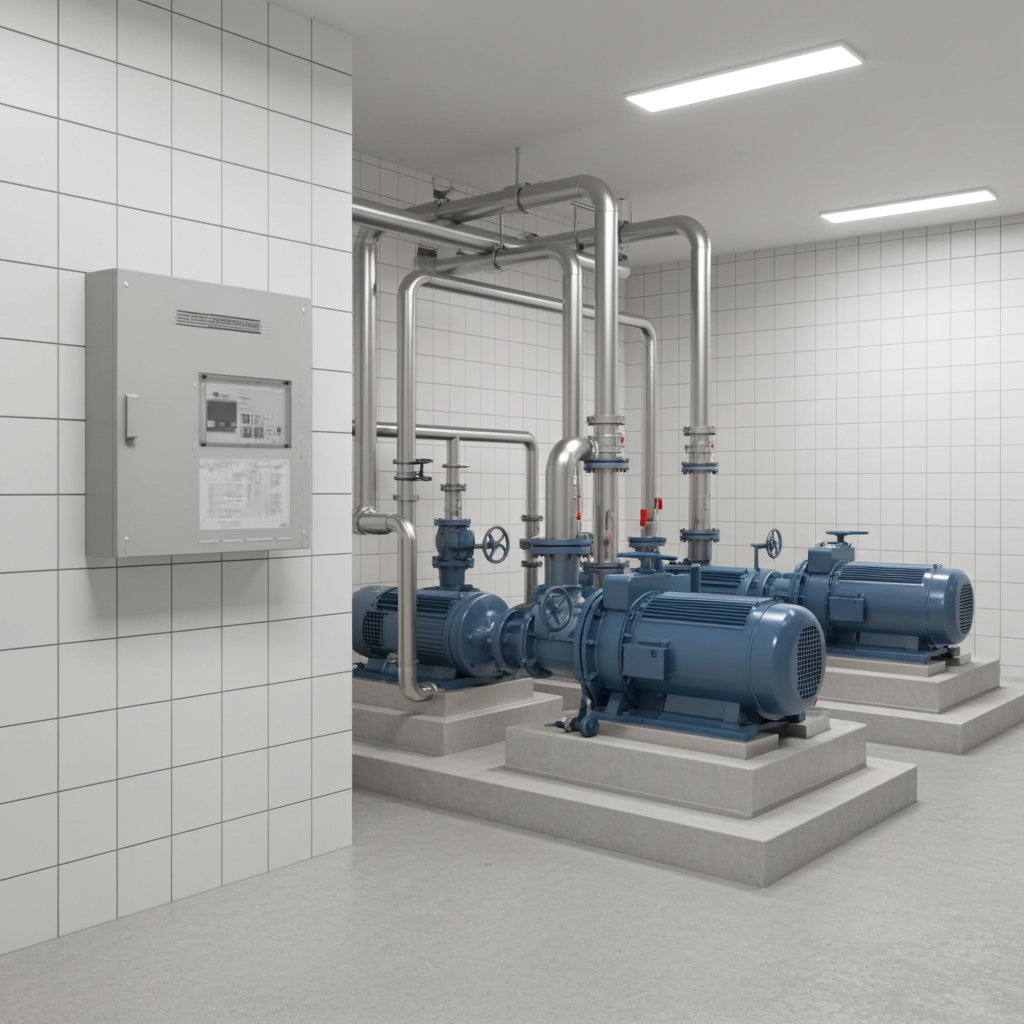 荏原ﾎﾟﾝﾌﾟ用制御盤18.5kwEPC1B型単独運転用漏電遮断器・進相ｺﾝﾃﾞﾝｻ付(LY型)三相200V ג-Δ