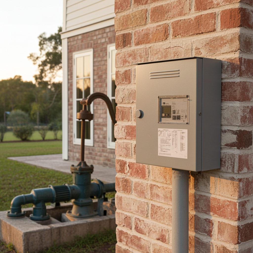 荏原ﾎﾟﾝﾌﾟ用制御盤0.15kwEPC1B型単独運転用屋外形・漏電遮断器付（WL型）単相100V