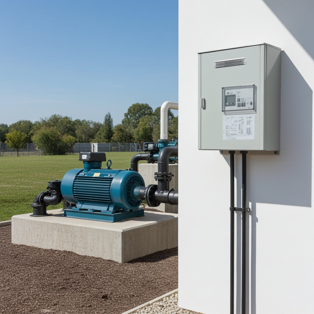 荏原ﾎﾟﾝﾌﾟ用制御盤0.2kwEPC1B型単独運転用屋外形・漏電遮断器付（WL型）三相200V直入