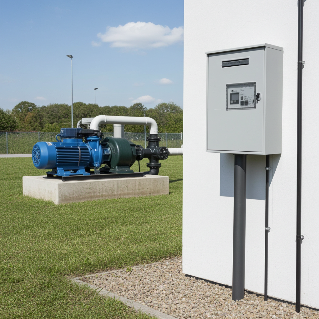 荏原ﾎﾟﾝﾌﾟ用制御盤11kwEPC1B型単独運転用屋外形・漏電遮断器付(WL型)三相200V ג-Δ