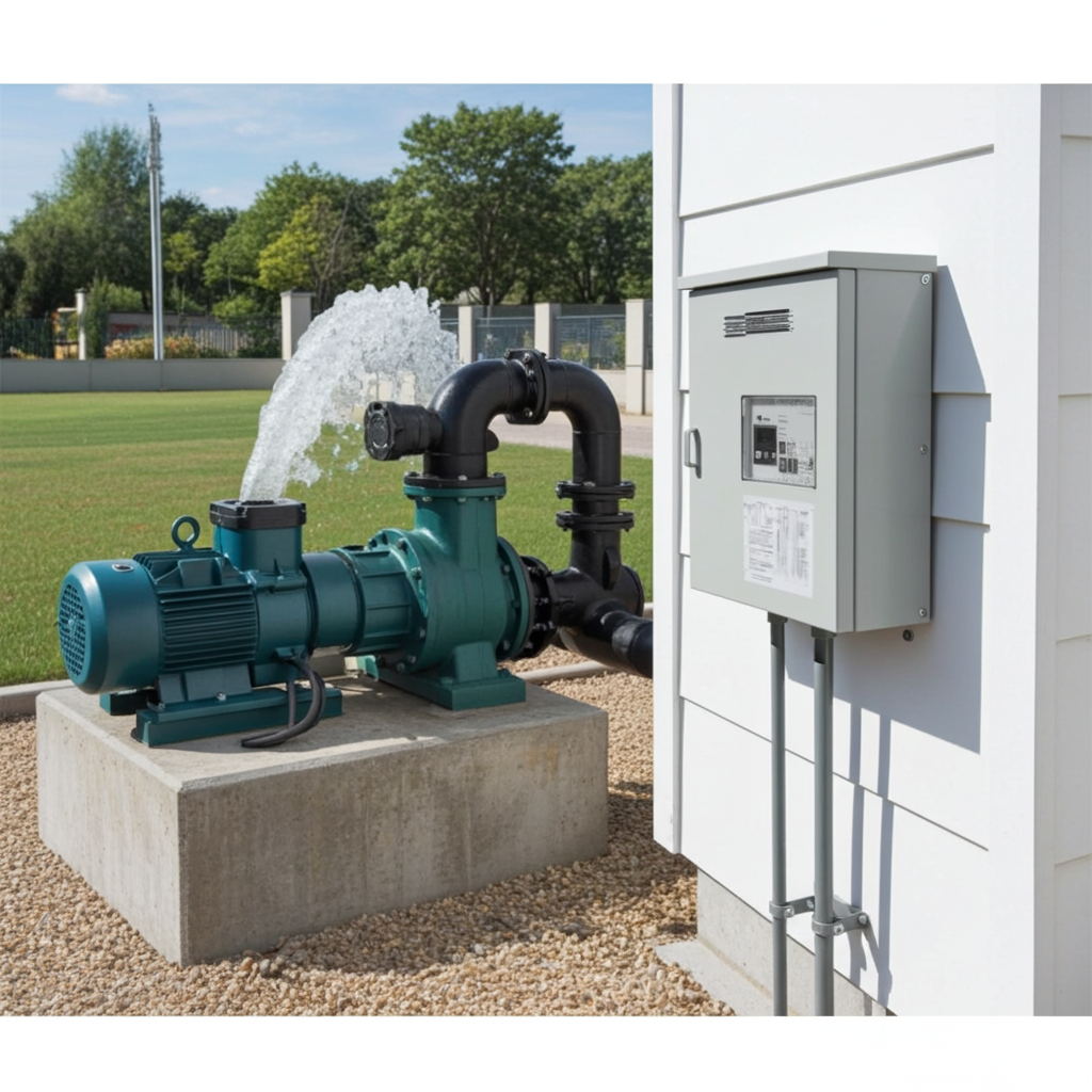 荏原ﾎﾟﾝﾌﾟ用制御盤5.5kwEPC1B型単独運転用屋外形・漏電遮断器・進相ｺﾝﾃﾞﾝｻ付（WLY型）三相200V直入50Hz