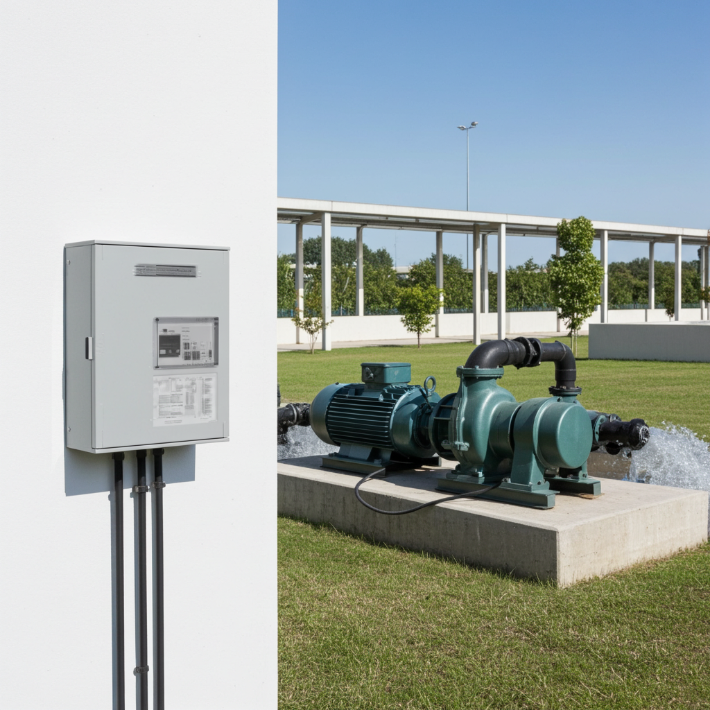 荏原ﾎﾟﾝﾌﾟ用制御盤11kwEPC1B型単独運転用屋外形・漏電遮断器・進相ｺﾝﾃﾞﾝｻ付（WLY型）三相200V直入