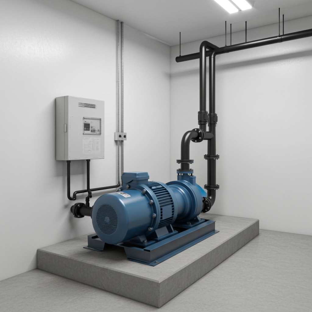 荏原ﾎﾟﾝﾌﾟ用制御盤0.2kwEPC1B型単独運転用漏電遮断器付（HL型）三相400V直入