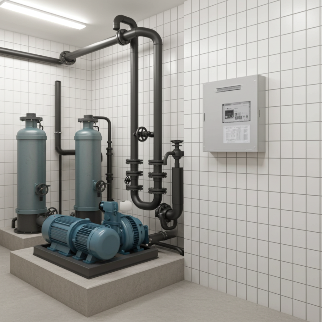 荏原ﾎﾟﾝﾌﾟ用制御盤2.2kwEPC1B型単独運転用漏電遮断器付（HL型）三相400V直入