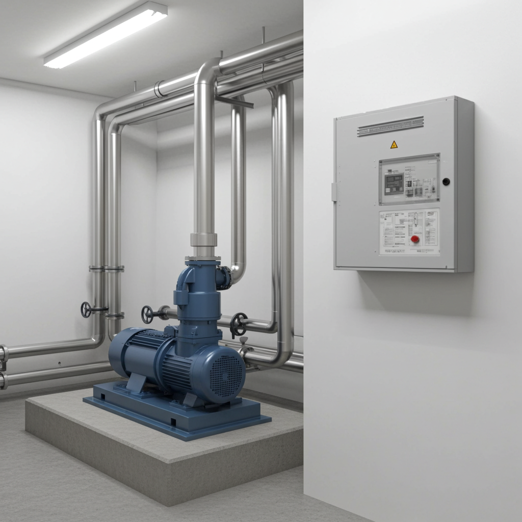 荏原ﾎﾟﾝﾌﾟ用制御盤11kwEPC1B型単独運転用漏電遮断器付（HL型）三相400V直入