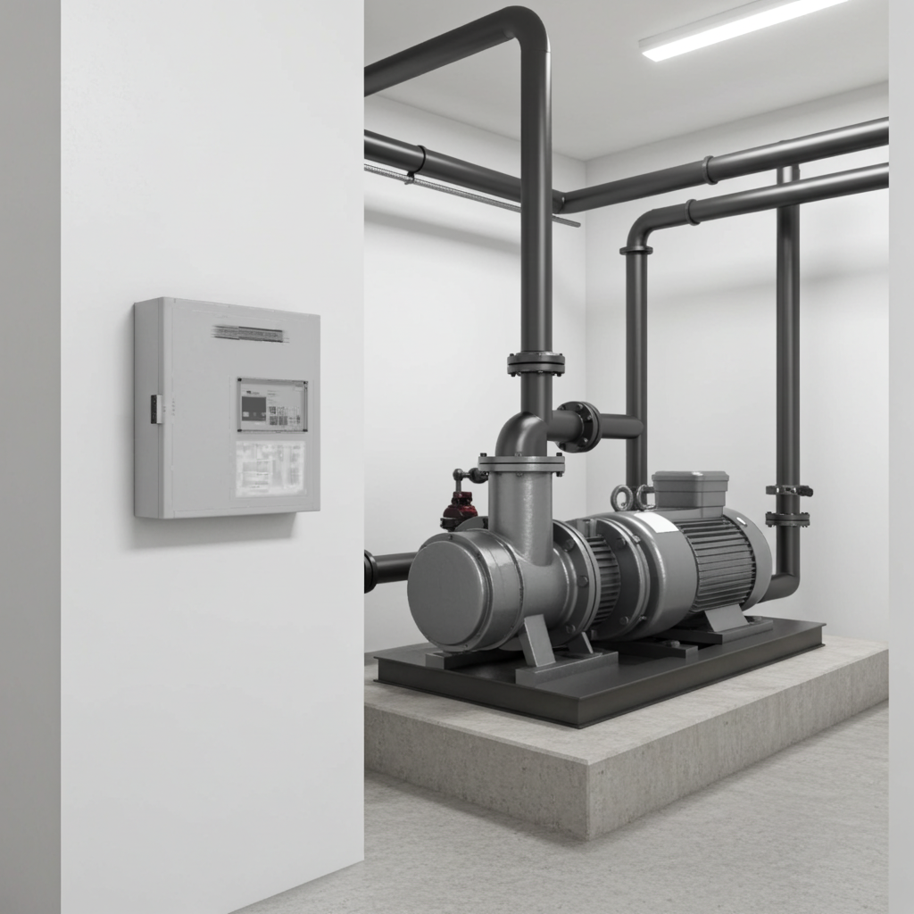 荏原ﾎﾟﾝﾌﾟ用制御盤22kwEPC1B型単独運転用漏電遮断器付(HL型)三相400V ג-Δ