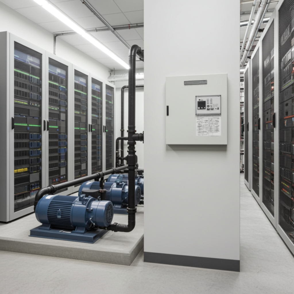 荏原ﾎﾟﾝﾌﾟ用制御盤3.7kwEPC2B型単独交互・交互並列運転用漏電遮断器付（L型）三相200V直入