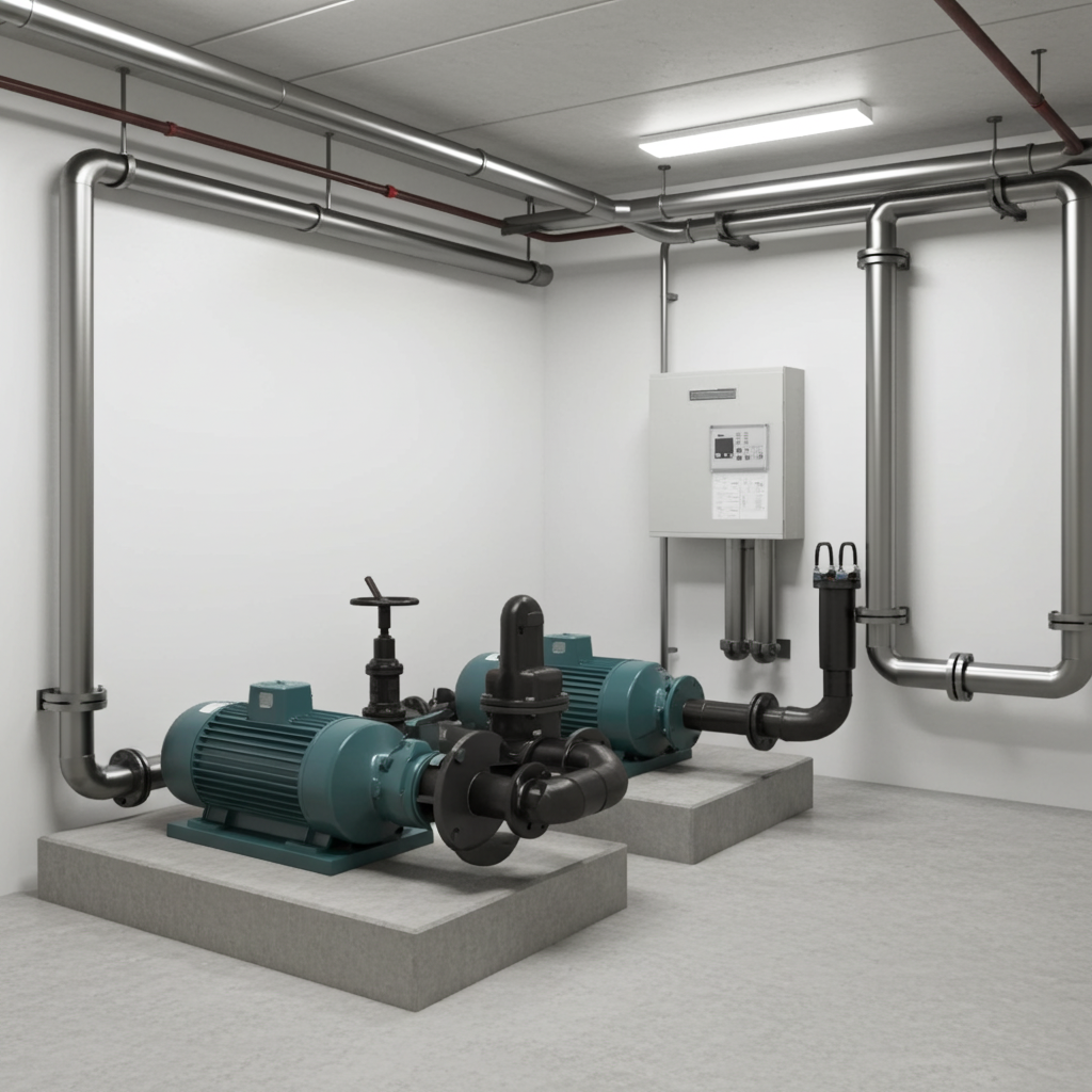 荏原ﾎﾟﾝﾌﾟ用制御盤15kwEPC2B型単独交互・交互並列運転用漏電遮断器付(L型)三相200V ג-Δ