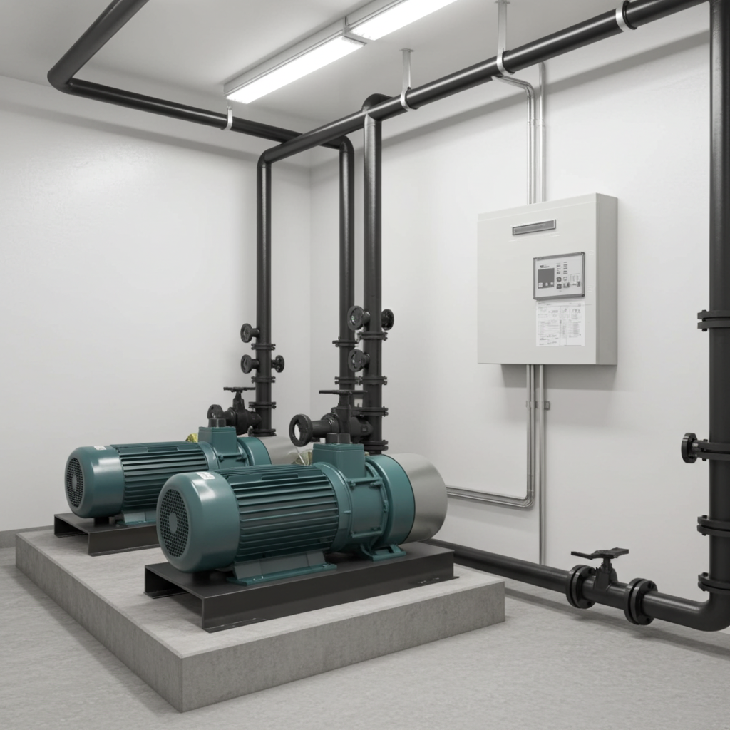 荏原ﾎﾟﾝﾌﾟ用制御盤37kwEPC2B型単独交互・交互並列運転用漏電遮断器付(L型)三相200V ג-Δ