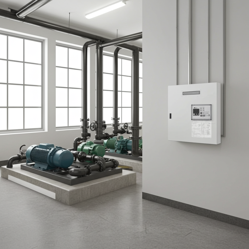 荏原ﾎﾟﾝﾌﾟ用制御盤0.2kwEPC2B型単独交互・交互並列運転用屋外形・漏電遮断器付（WL型）単相100V