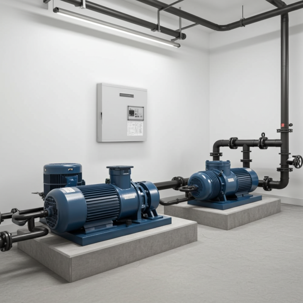 荏原ﾎﾟﾝﾌﾟ用制御盤5.5kwEPC2B型単独交互・交互並列運転用屋外形・漏電遮断器付（WL型）三相200V直入