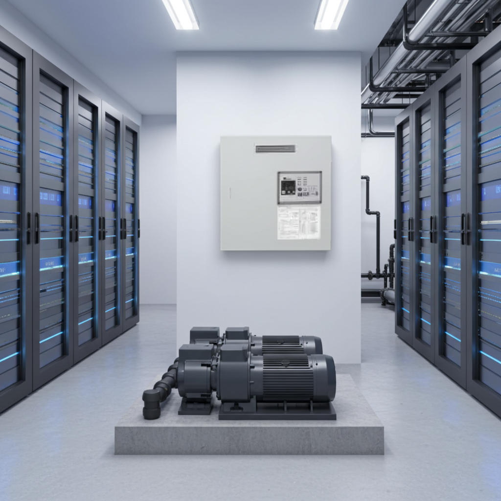 荏原ﾎﾟﾝﾌﾟ用制御盤7.5kwEPC2B型単独交互・交互並列運転用屋外形・漏電遮断器付（WL型）三相200V直入