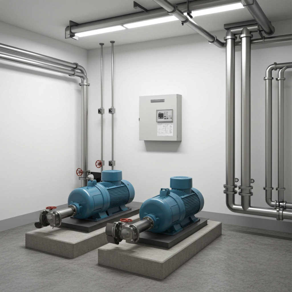 荏原ﾎﾟﾝﾌﾟ用制御盤11kwEPC2B型単独交互・交互並列運転用屋外形・漏電遮断器付（WL型）三相200V直入