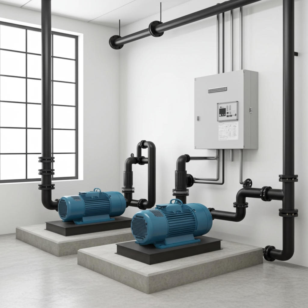 荏原ﾎﾟﾝﾌﾟ用制御盤22kwEPC2B型単独交互・交互並列運転用屋外形・漏電遮断器付(WL型)三相200V ג-Δ