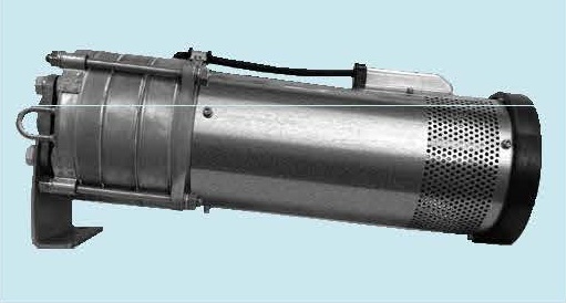 40TUAB2-3.73-5 teral SSTMtype submersible turbine pump for fresh water horizontal placement with pedestal水中タービン渦巻ポンプ