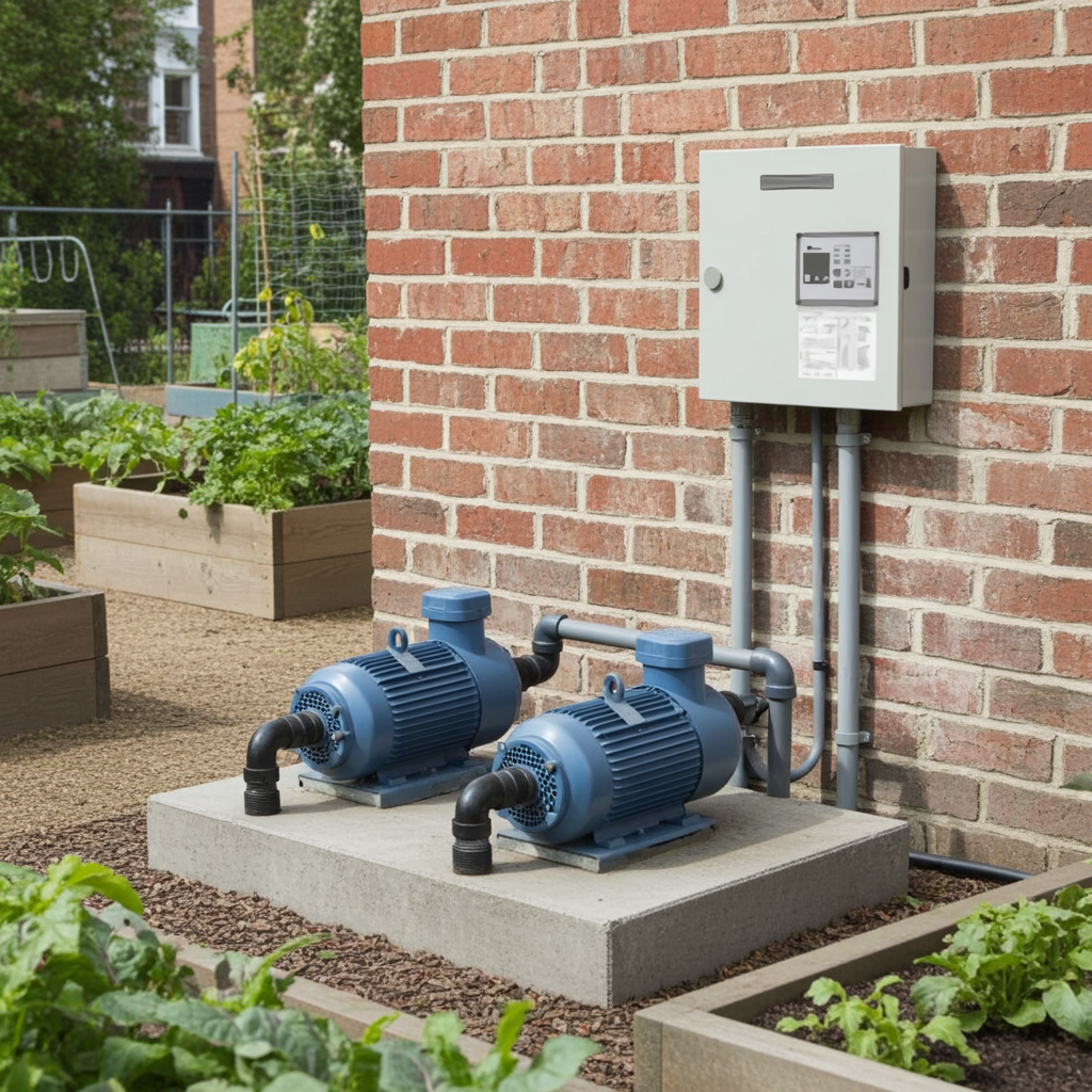 荏原ﾎﾟﾝﾌﾟ用制御盤 7.5kw EPC2B型単独交互・交互並列運転用屋外形・漏電遮断器・進相ｺﾝﾃﾞﾝｻ付(WLY型)三相200V ג-Δ50Hz