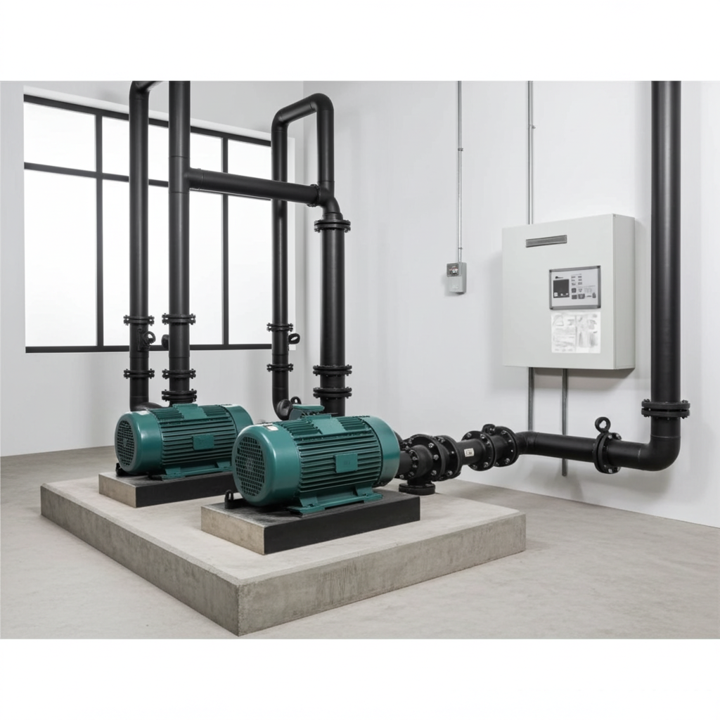 荏原ﾎﾟﾝﾌﾟ用制御盤18.5kwEPC2B型単独交互・交互並列運転用漏電遮断器・進相ｺﾝﾃﾞﾝｻ付(LZ型)三相200V ג-Δ60Hz