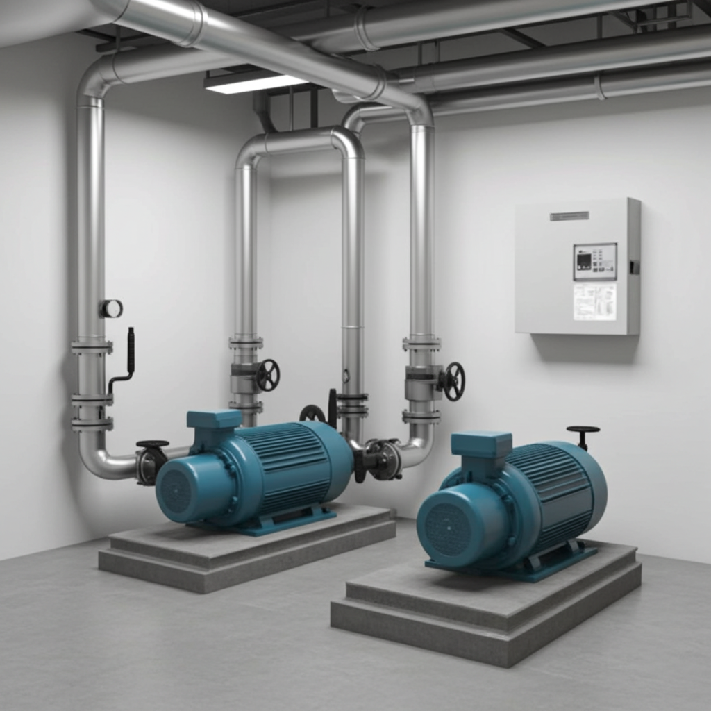 荏原ﾎﾟﾝﾌﾟ用制御盤 37kw EPC2B型単独交互・交互並列運転用漏電遮断器付・進相ｺﾝﾃﾞﾝｻ(LZ型)三相200V ג-Δ60Hz