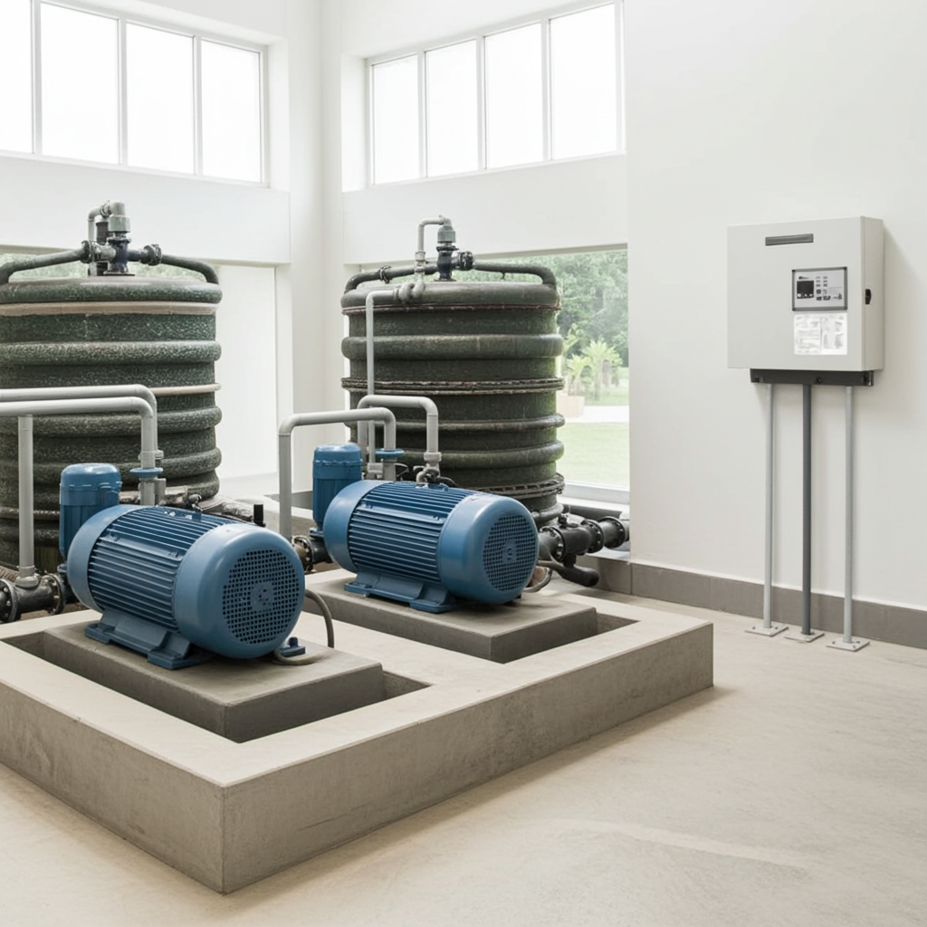 荏原ﾎﾟﾝﾌﾟ用制御盤 0.4kw EPC2B型単独交互・交互並列運転用漏電遮断器・進相ｺﾝﾃﾞﾝｻ付（LZ型）三相200V直入60Hz