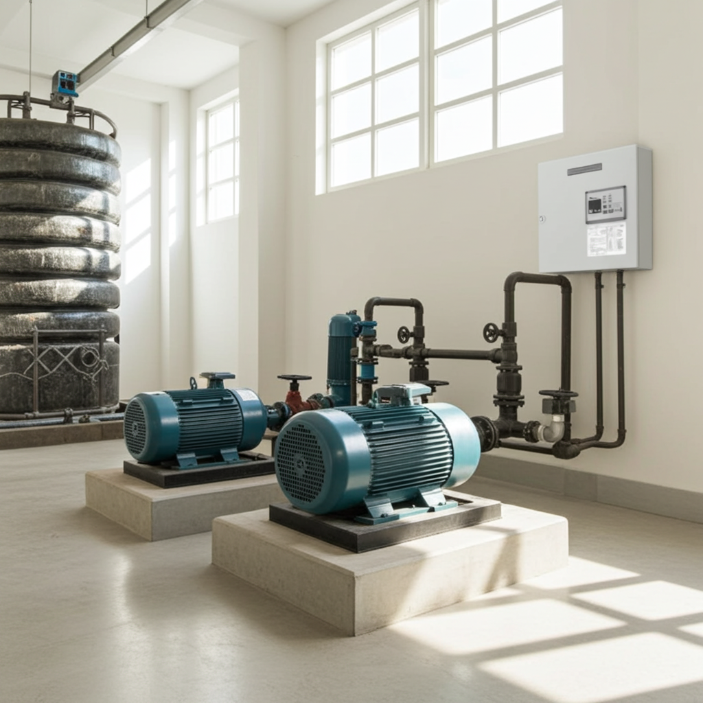 荏原ﾎﾟﾝﾌﾟ用制御盤 0.75kw EPC2B型単独交互・交互並列運転用漏電遮断器・進相ｺﾝﾃﾞﾝｻ付（LZ型）三相200V直入60Hz