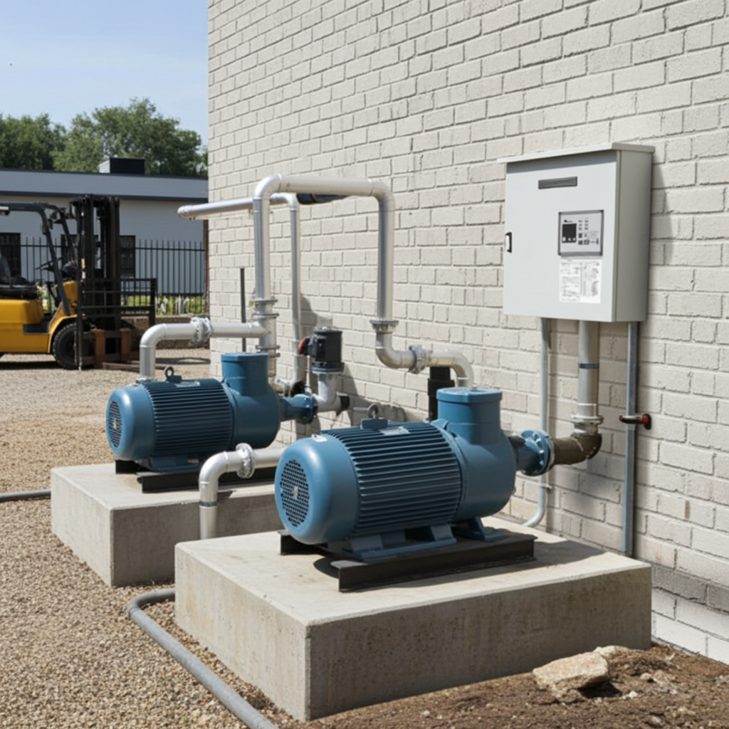 荏原ﾎﾟﾝﾌﾟ用制御盤 11kw EPC2B型単独交互・交互並列運転用屋外形・漏電遮断器・進相ｺﾝﾃﾞﾝｻ付(WLZ型)三相200V ג-Δ60Hz