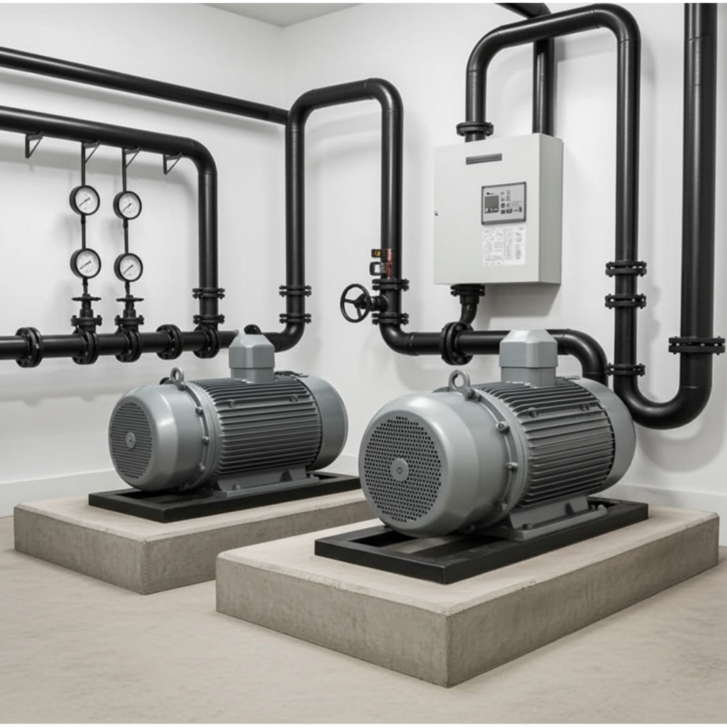 荏原ﾎﾟﾝﾌﾟ用制御盤0.25kwEPC2B型単独交互・交互並列運転用漏電遮断器ポンプ個別付（K型）単相100V直入