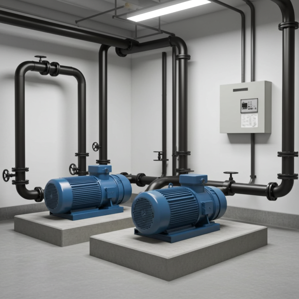 荏原ﾎﾟﾝﾌﾟ用制御盤0.4kwEPC2B型単独交互・交互並列運転用漏電遮断器ポンプ個別付（K型）単相100V直入