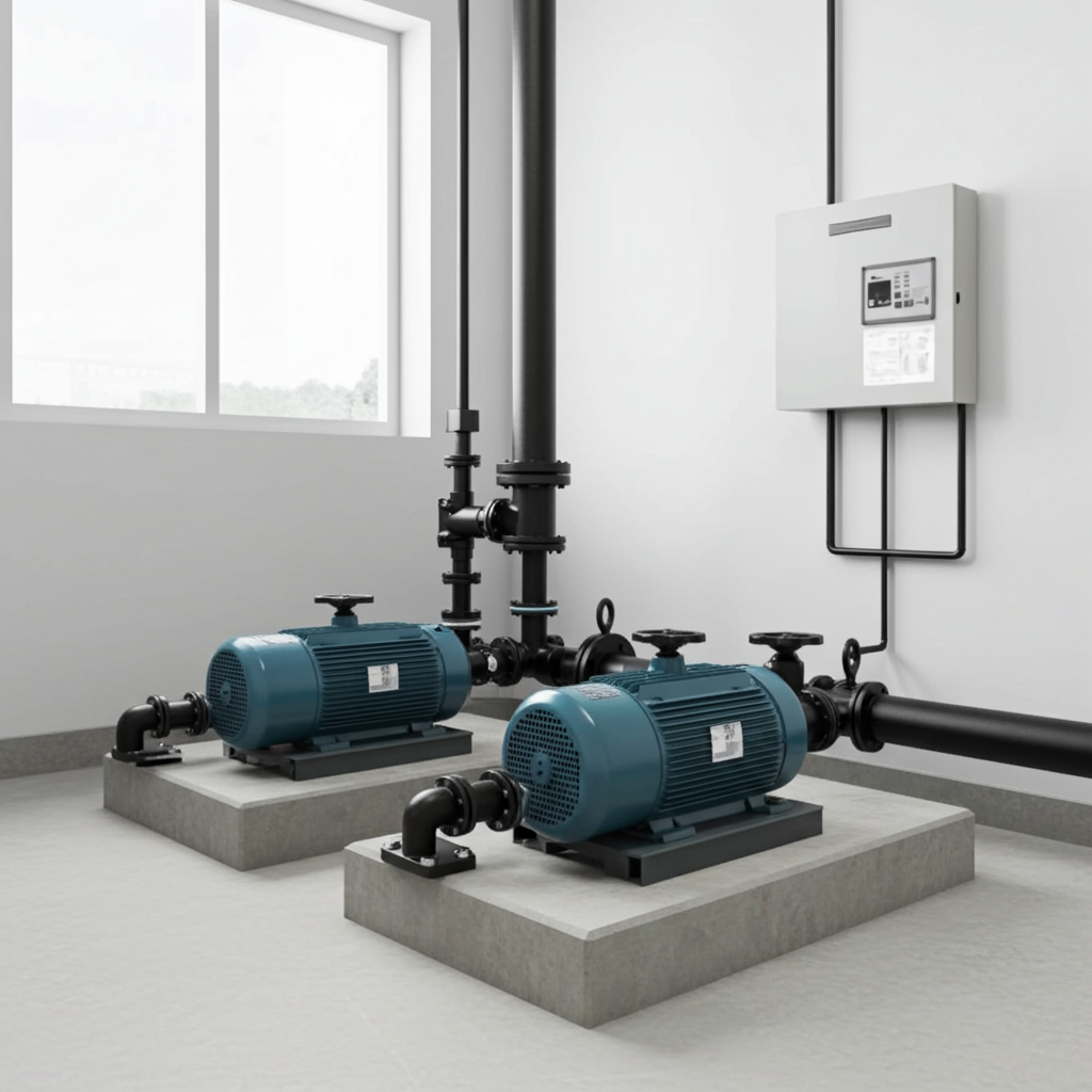 荏原ﾎﾟﾝﾌﾟ用制御盤0.75kwEPC2B型単独交互・交互並列運転用漏電遮断器ポンプ個別付（K型）三相200V直入