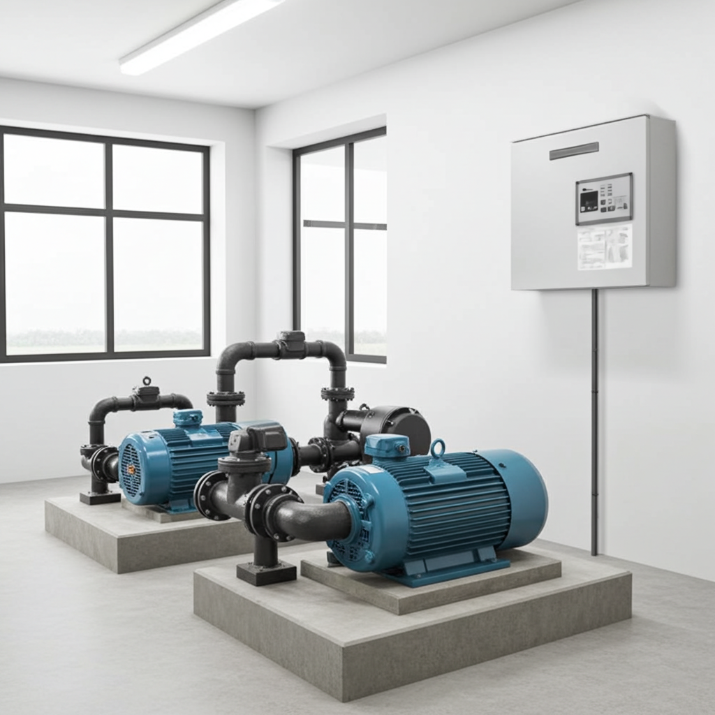 荏原ﾎﾟﾝﾌﾟ用制御盤1.5kwEPC2B型単独交互・交互並列運転用漏電遮断器ポンプ個別付（K型）三相200V直入