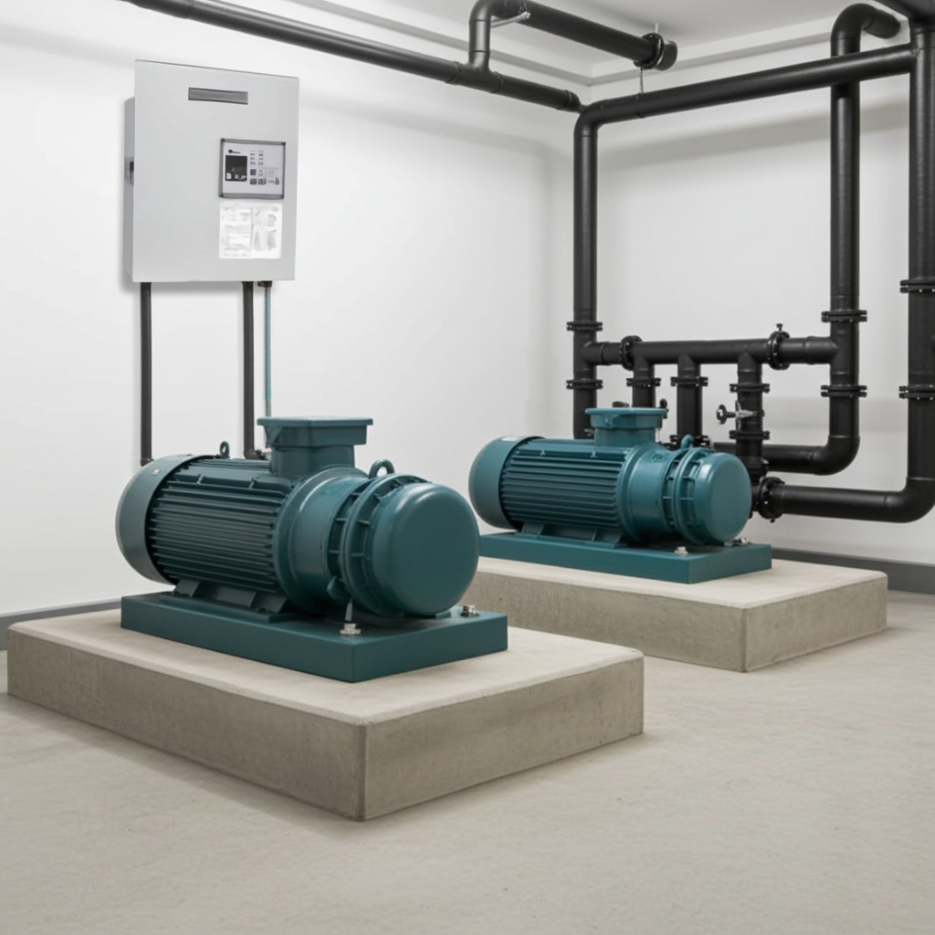 荏原ﾎﾟﾝﾌﾟ用制御盤30kwEPC2B型単独交互・交互並列運転用漏電遮断器ポンプ個別付(K型)三相200V ג-Δ