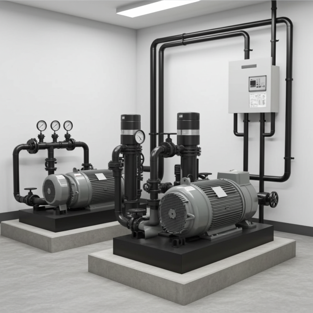 荏原ﾎﾟﾝﾌﾟ用制御盤37kwEPC2B型単独交互・交互並列運転用漏電遮断器ポンプ個別付(K型)三相200V ג-Δ