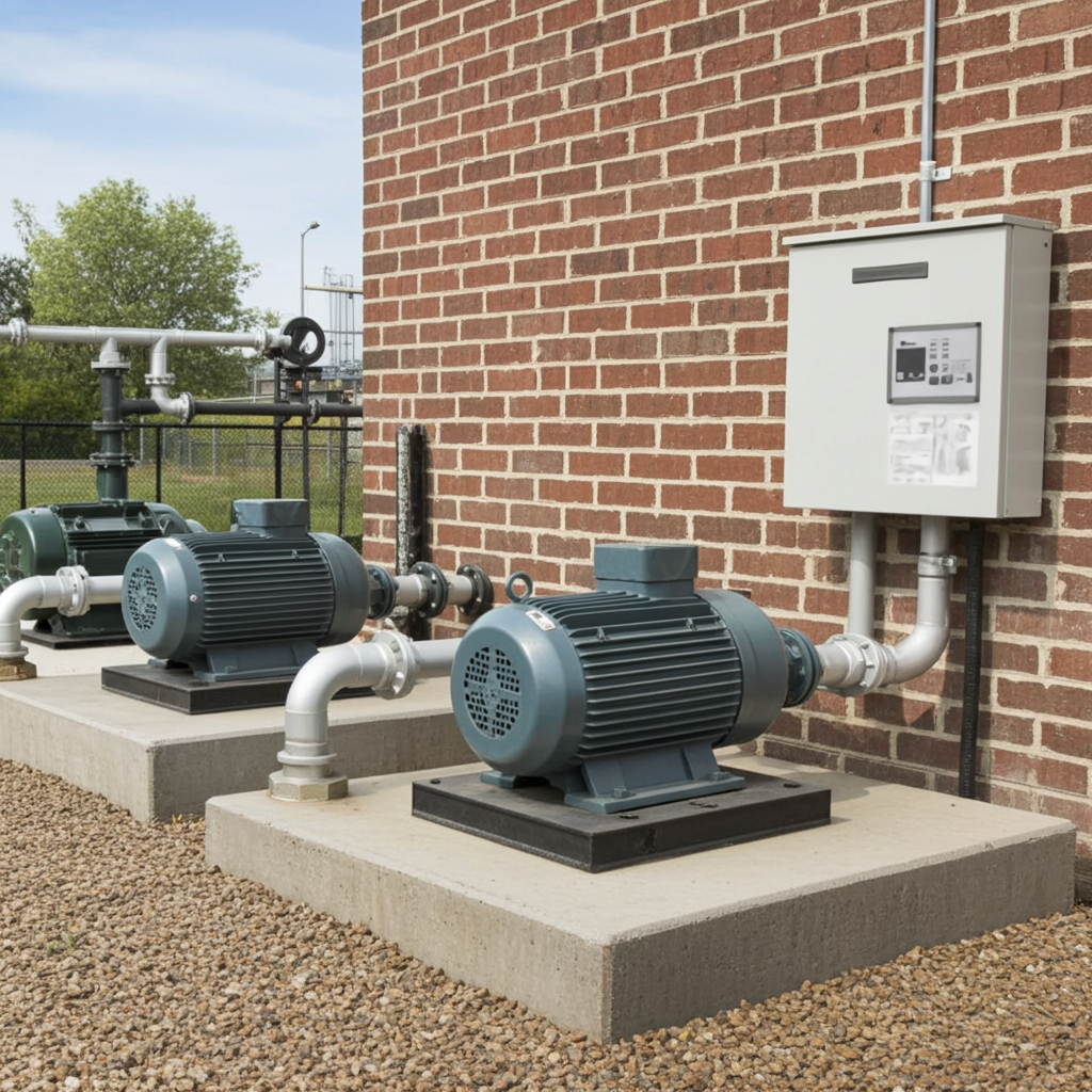 荏原ﾎﾟﾝﾌﾟ用制御盤1.5kwEPC2B型単独交互・交互並列運転用屋外形・漏電遮断器ポンプ個別付（WK型）三相200V直入