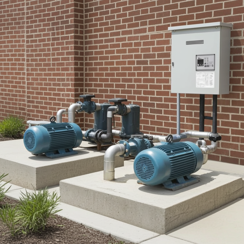 荏原ﾎﾟﾝﾌﾟ用制御盤11kwEPC2B型単独交互・交互並列運転用屋外形・漏電遮断器ポンプ個別付(WK型)三相200V ג-Δ