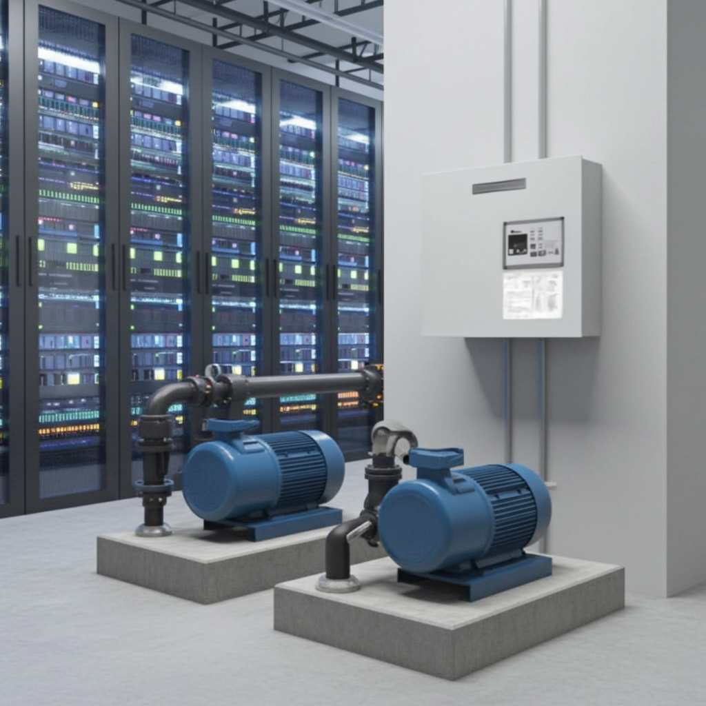 荏原ﾎﾟﾝﾌﾟ用制御盤0.2kwEPC2B型単独交互・交互並列運転用漏電遮断器ポンプ個別・進相ｺﾝﾃﾞﾝｻ付（60Hz:KZ型）三相200V直入