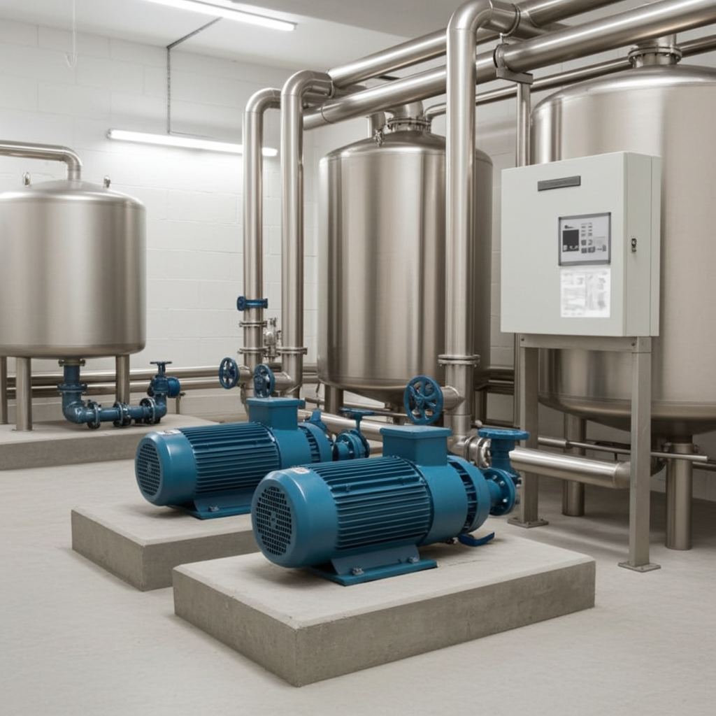 荏原ﾎﾟﾝﾌﾟ用制御盤5.5kwEPC2B型単独交互・交互並列運転用漏電遮断器ポンプ個別・進相ｺﾝﾃﾞﾝｻ付（60Hz:KZ型）三相200V直入