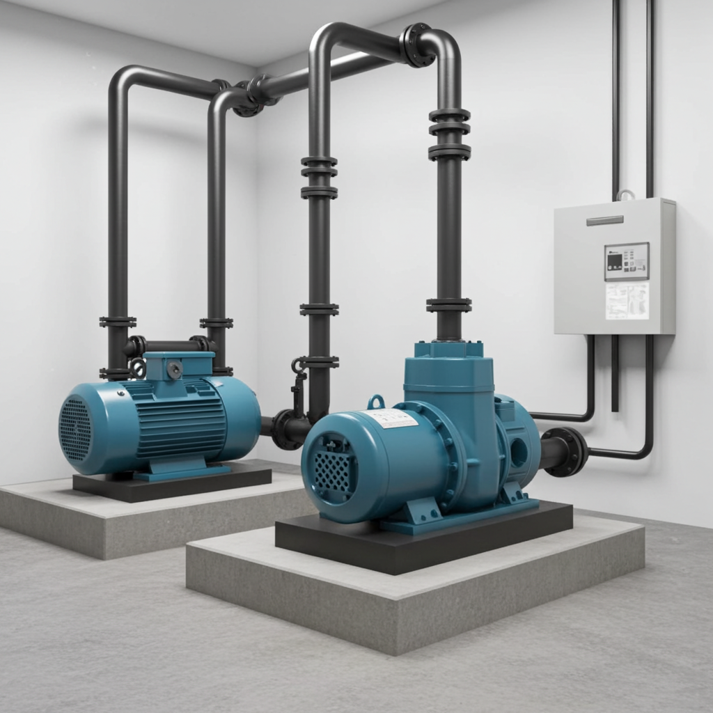 荏原ﾎﾟﾝﾌﾟ用制御盤37kwEPC2B型単独交互・交互並列運転用漏電遮断器ポンプ個別・進相ｺﾝﾃﾞﾝｻ付(60Hz:KZ型)三相200V ג-Δ