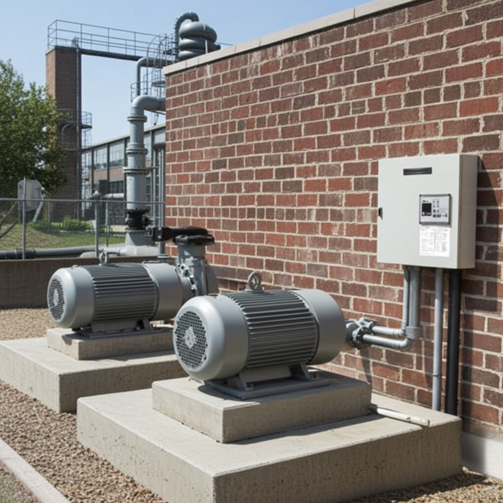 荏原ﾎﾟﾝﾌﾟ用制御盤0.4kwEPC2B型単独交互・交互並列運転用屋外形・漏電遮断器ポンプ個別・進相ｺﾝﾃﾞﾝｻ付（WKZ型）単相100V60Hz