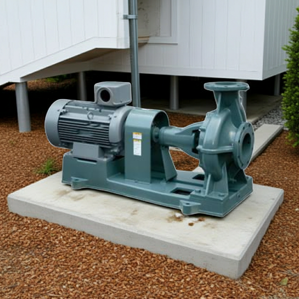 SJ4-80×65H53.7-e 渦巻ﾎﾟﾝﾌﾟ4極直結形SJ4型屋外3相200V