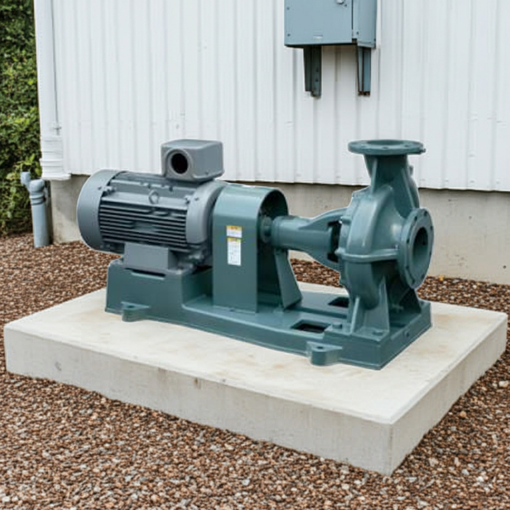 SJ4-125×100H53.7-e 渦巻ﾎﾟﾝﾌﾟ4極直結形SJ4型屋外3相200V