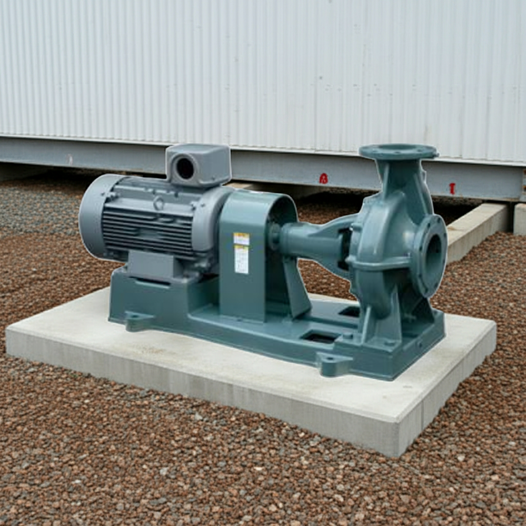 SJ4-125×100H55.5-e 渦巻ﾎﾟﾝﾌﾟ4極直結形SJ4型屋外3相200V