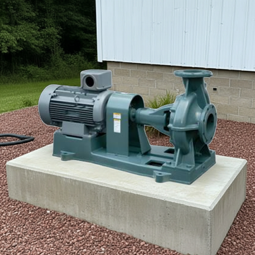 SJ4-125×100KC57.5-e  渦巻ﾎﾟﾝﾌﾟ4極直結形SJ4型屋外3相200V