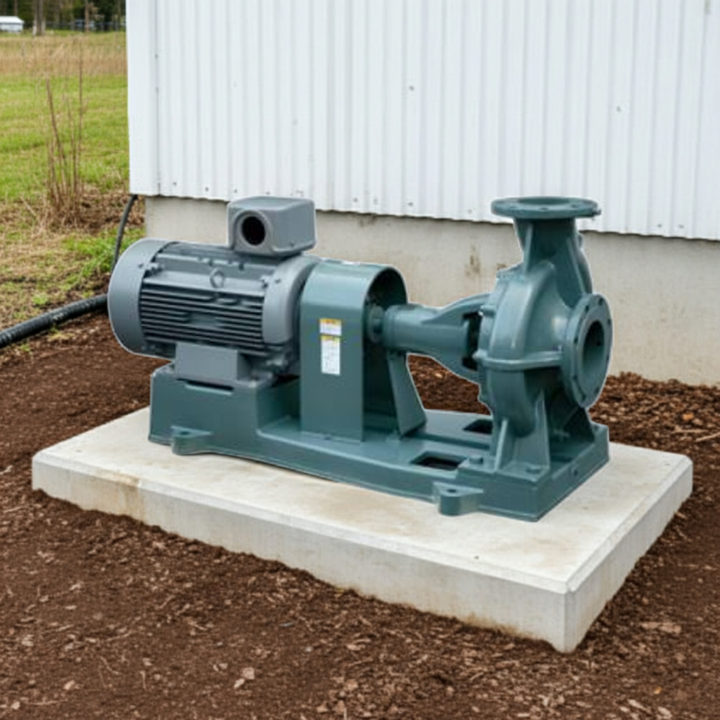 SJ4-125×100J518-e 渦巻ﾎﾟﾝﾌﾟ4極直結形SJ4型屋外3相200V