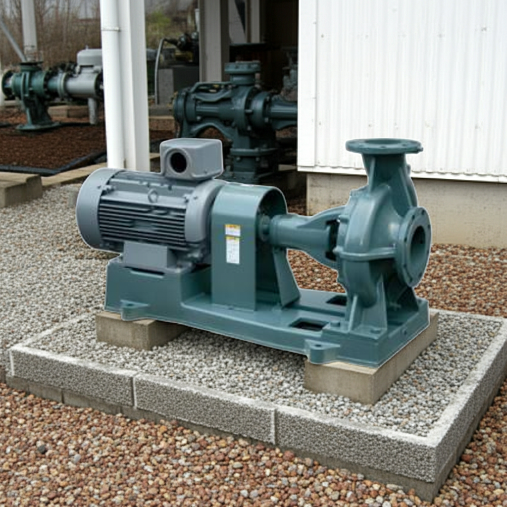 SJ4-125×100G522-e 渦巻ﾎﾟﾝﾌﾟ4極直結形SJ4型屋外3相200V