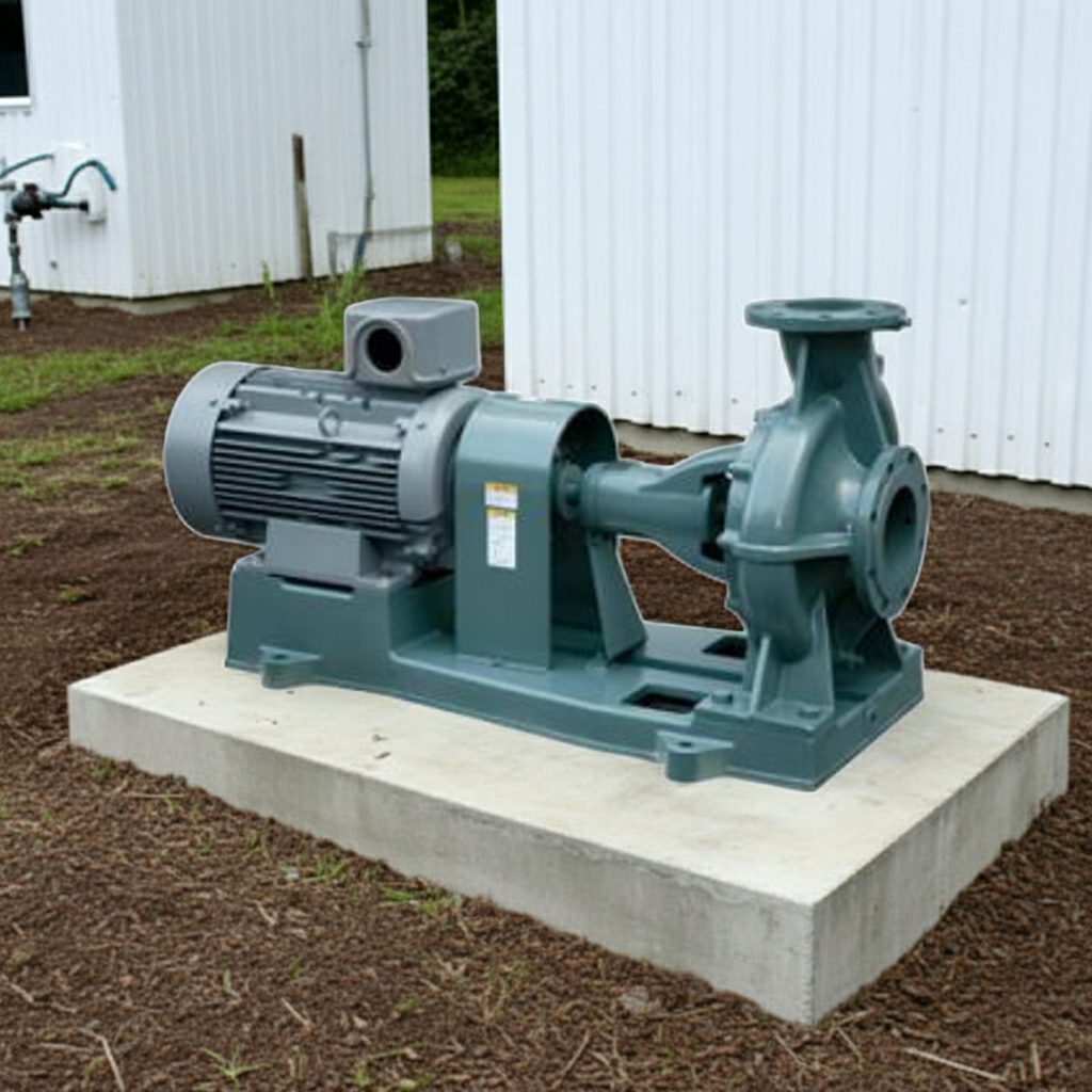 SJ4-200×200H518-e 渦巻ﾎﾟﾝﾌﾟ4極直結形SJ4型屋外3相200V