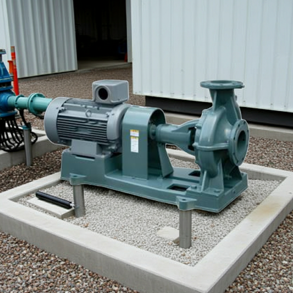 SJ4-200×150K522-e 渦巻ﾎﾟﾝﾌﾟ4極直結形SJ4型屋外3相200V