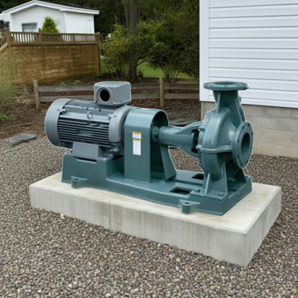 SJ4-200×150K530-e 渦巻ﾎﾟﾝﾌﾟ4極直結形SJ4型屋外3相200V