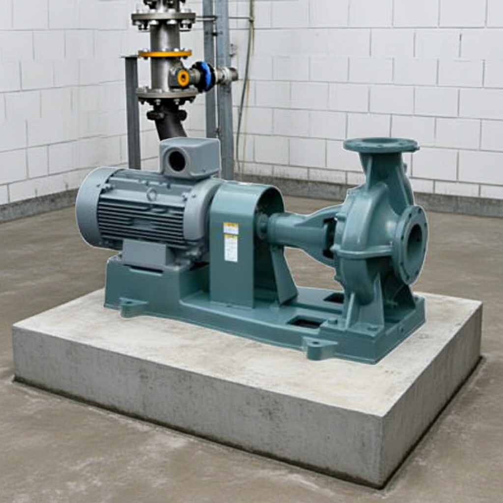 SJ4-50×40K51.5-e 渦巻ﾎﾟﾝﾌﾟ4極直結形SJ4型屋内3相200V